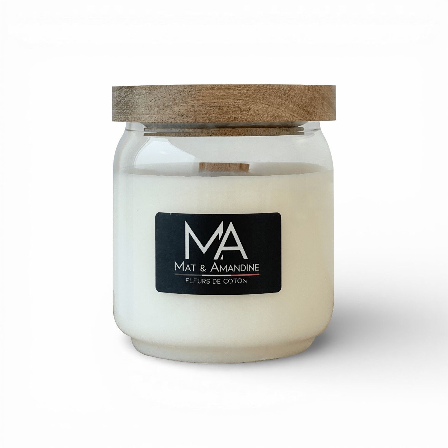 Bougie fleurs de coton