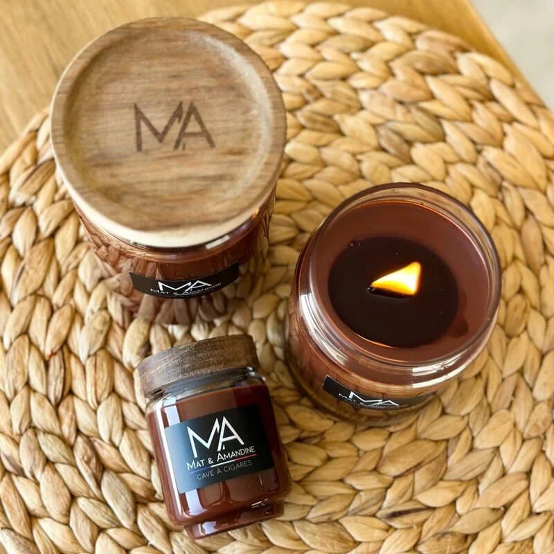 La bougie cave à cigare de chez Mat & Amandine
